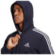 Adidas Ανδρική ζακέτα Essentials Fleece 3-Stripes Full-Zip Hoodie